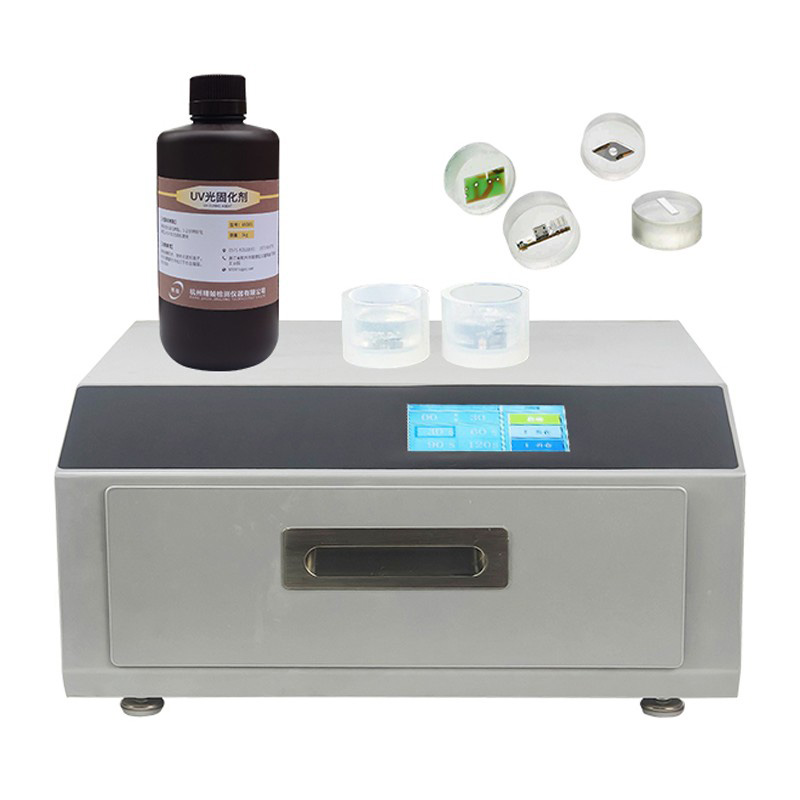 Meaisín Gléasta Curing Solas UV le haghaidh Samplaí Miotalagrafaíochta